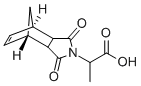 2-(3,5-DIOXO-4-AZA-TRICYCLO[5.2.1.0(2,6)]DEC-8-EN-4-YL)-PROPIONIC ACID Structure