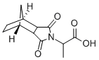 2-(3,5-DIOXO-4-AZA-TRICYCLO[5.2.1.0(2,6)]DEC-4-YL)-PROPIONIC ACID 化学構造式