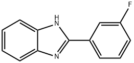 1H-BENZIMIDAZOLE, 2-(3-FLUOROPHENYL)- Structure