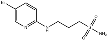 3-(5-bromo-pyridin-2-ylamino)-propane-1-sulfonic acid amide Struktur