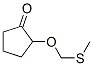 Cyclopentanone, 2-[(methylthio)methoxy]- (9CI) Structure