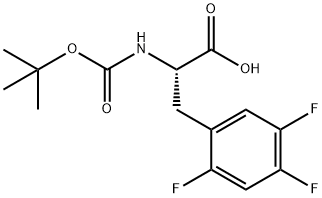 BOC-L-2,4,5-TRIFLUOROPHE Structure