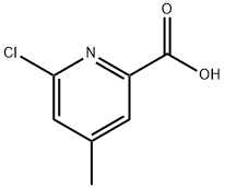 6-CHLORO-4-METHYLPYRIDINE-2-CARBOXYLIC ACID Structure