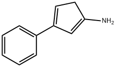 1,3-Cyclopentadien-1-amine,  3-phenyl- 结构式