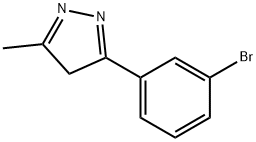 3-(3-溴苯基)-5-甲基-1H-吡唑盐酸盐 结构式