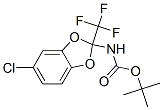 Carbamic acid, [5-chloro-2-(trifluoromethyl)-1,3-benzodioxol-2-yl]-, 1,1-dimethylethyl ester (9CI),324058-29-9,结构式
