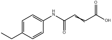 4-((4-乙基苯基)氨基)-4-氧代丁-2-烯酸,324067-34-7,结构式