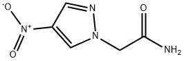 2-(4-硝基-1H-吡唑-1-基)乙酰胺 结构式