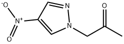 1-(4-硝基-1H-吡唑-1-基)丙酮 结构式