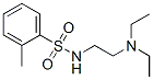 N-[2-(Diethylamino)ethyl]-2-methylbenzene-1-sulfonamide,32411-08-8,结构式