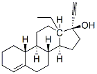 13-ETHYL-18,19-DINOR-17Α-PREGN-4-EN-20-YN-17-OL (〜90%)(LEVO NORGESTREL IMPURITY) 化学構造式