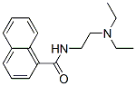 N-[2-(ジエチルアミノ)エチル]-1-ナフタレンカルボアミド 化学構造式