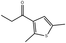 1-(2,5-ジメチル-3-チエニル)プロパン-1-オン 化学構造式