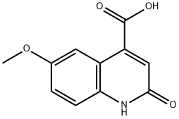 2-羟基-6-甲氧基喹啉-4-羧酸,32431-29-1,结构式