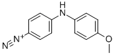 4-[(4-methoxyphenyl)amino]benzenediazonium