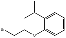 1-(2-ブロモエトキシ)-2-イソプロピルベンゼン 化学構造式