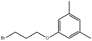 1-(3-BROMOPROPOXY)-3,5-DIMETHYLBENZENE 化学構造式