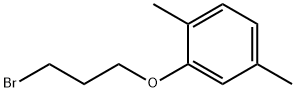 2-(3-溴丙氧基)-1,4-二甲基苯 结构式
