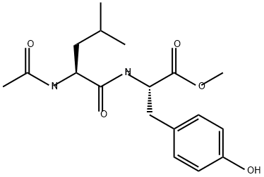 N-acetylleucyl-tyrosine methyl ester Struktur