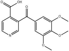 3-(3,4,5-Trimethoxybenzoyl)-4-pyridinecarboxylicacid 结构式