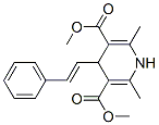 DIMETHYL 2,6-DIMETHYL-4-STYRYL-1,4-DIHYDROPYRIDINE-3,5-DICARBOXYLATE,324577-03-9,结构式