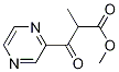 Methyl 2-Methyl-3-oxo-3-(pyrazin-2-yl)propanoate Struktur
