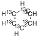 ベンゼン (13C6, 99%) 化学構造式
