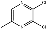 2,3-ジクロロ-5-メチルピラジン 化学構造式