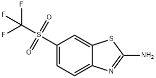 2-Amino-6-(trifluoromethanesufonyl)benzothiazole Structure