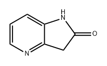 1,3-ジヒドロ-2H-ピロロ[3,2-b]ピリジン-2-オン 化学構造式