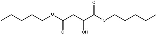 2-Hydroxybutanedioic acid dipentyl ester Struktur