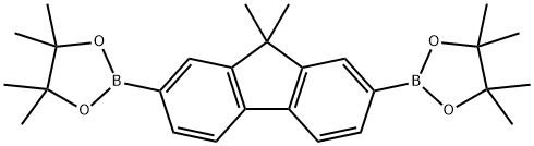 9,9-二甲基芴-2,7-二硼酸频哪酯 结构式
