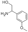 2-氨基-2-(3-甲氧基-苯基)-乙醇, 325153-00-2, 结构式