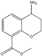 2H-1-Benzopyran-8-carboxylicacid,4-amino-3,4-dihydro-,methylester,(+)-(9CI) 化学構造式