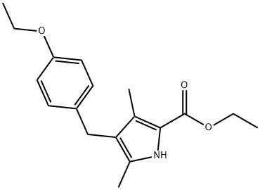 4-(4-에톡시-벤질)-3,5-디메틸-1H-피롤-2-카르복실산에틸에스테르