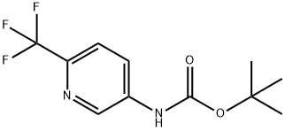 tert-butyl (6-(trifluoromethyl)pyridin-3-yl)carbamate Structure