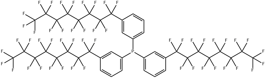 三[3-(七氟辛基)苯基]磷化氢,325459-91-4,结构式