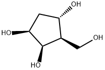 1,2,4-Cyclopentanetriol, 3-(hydroxymethyl)-, (1S,2R,3R,4S)- (9CI),325480-59-9,结构式