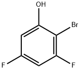 2-BROMO-3,5-DIFLUOROPHENOL Struktur