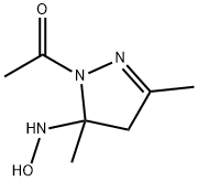 1H-Pyrazol-5-amine, 1-acetyl-4,5-dihydro-N-hydroxy-3,5-dimethyl- (9CI) Structure