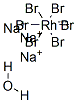 SodiumHexabromoRhodate(III)Hydrate Struktur
