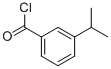 Benzoyl chloride, 3-(1-methylethyl)- (9CI) Structure