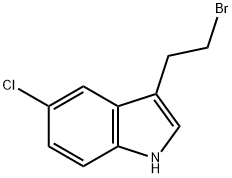 1H-INDOLE,3-(2-BROMOETHYL)-5-CHLORO- 结构式