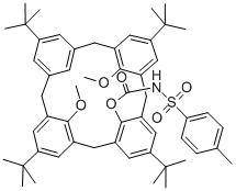 25,27-DIMETHOXY-26-(N-TOSYL)CARBAMOYLOXY-P-TERT-BUTYLCALIX[4!ARENE, 95 结构式