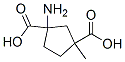 1,3-Cyclopentanedicarboxylicacid,1-amino-,3-methylester(9CI) 结构式