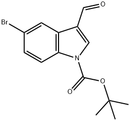 5-BROMO-3-FORMYLINDOLE-1-CARBOXYLIC ACID TERT-BUTYL ESTER