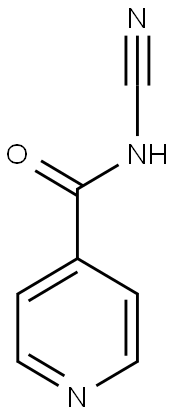 N-Cyano-4-pyridinecarboxamide 结构式