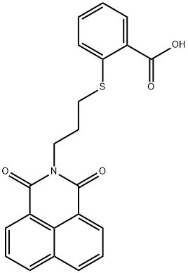 2-[3-(1,3-Dioxo-1H,3H-benzo[de]isoquinolin-2-yl)-propylsulfanyl]-benzoic acid|GRI977143; GRI-977143