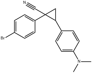 1-(4-Bromophenyl)-2-[4-(dimethylamino)phenyl]-1-cyclopropanecarbonitrile|