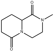 2H-Pyrido[1,2-a]pyrazine-1,6-dione,hexahydro-2-methyl-(9CI) Struktur